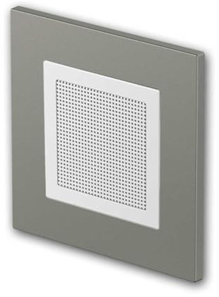TEM Altavoz Adicional LOGIQ, para Ampliar la Radio empotrada LOGIQ, Funcionamiento Mono, Profundidad de instalación 32 mm, se Entrega con Marco de 1 vía Flat, Titanio