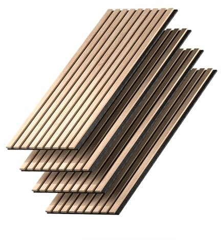 Vicco Wandpaneele Akustikpaneel, Eiche, 4 Stück