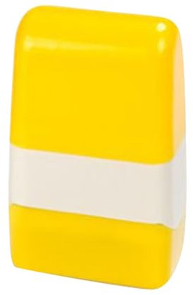 DOITOOL Privacy Protection Roller Stamper and Sealing Oil for Courier Bills Anti-Leakage Stamp Yellow Plastic with No Burrs for Secure Identity Guard and Personal Privacy Documents
