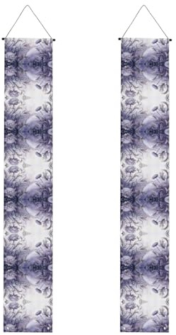 WHJSHOP Chrysanthemum Blooms Picture Graduation Porch Banner - Sturdy, Durable, Washable, and Reusable Graduation Decoration for Parties, Ceremonies, Front Doors