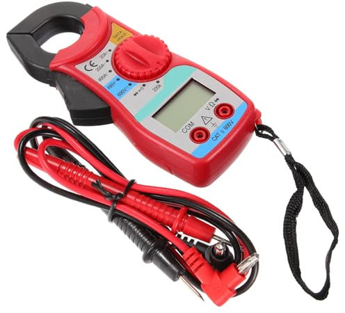 Hemobllo Amperímetro De Pinza Digital Voltímetro Medidor De Corriente Multímetro Pinza Amperimétrica