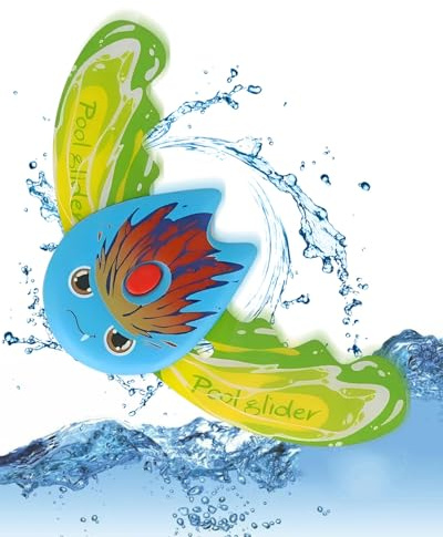 QLEUIFT 1 pièce Jouet Poisson Diable, Planeur de Plongée, Jouets de Natation Piscine pour Enfants, Été(Bleu)