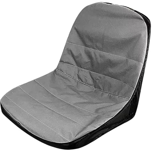 Dorccsi Funda de asiento para cortacésped, impermeable, cómoda, con acolchado y bolsillos traseros, prácticos accesorios para cortacésped, adecuada para asientos de 12.5 a 14 pulgadas de altura