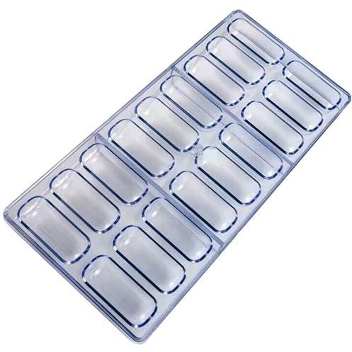 Stampi al cioccolato, stampi per cottura multiuso di plastica per alimenti trasparenti in modo sicuro per accessori per la cucina per la casa fai-da-te, stile 1 pillola per produrre pillole