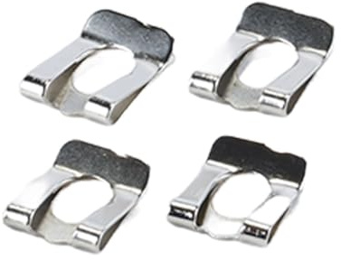ACOLY 20 pezzi di fissaggio a clip a forcella per perno diametro M6 nichel 65 manganese clip di fissaggio rapido morsetto dado a U clip vite (11,3 x 14,2 mm)