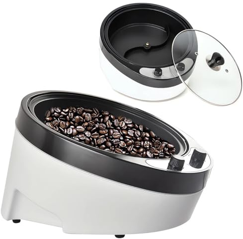 XNZJHPP Torréfacteur à café électrique 1800 W, Durable et idéal pour la torréfaction de Grains de café, céréales, graines d;arachide et Autres Aliments secs.