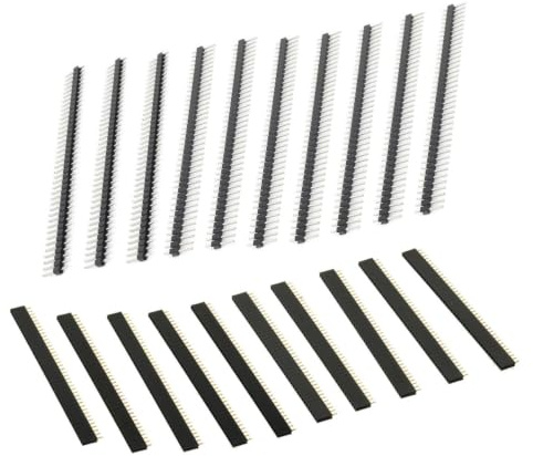 Adorainbow 20pcs Breakaway Male Female Header Connector for Pcb Breadboard DIY Electronics