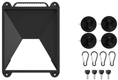 YHAILI Supporto in silicone riutilizzabile, copertura totale, design anti-shake per ricevitore satellitare, copertura per mappa auto per ricevitore satellitare