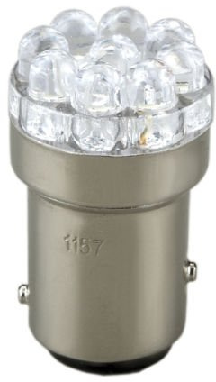 Marine LED Bulb B15D Type Double Contact Parallel Level PINS Replacement Cool WH