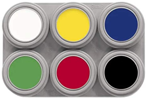 Grimas Maquillaje al Agua (Pure) 6 Paleta 6