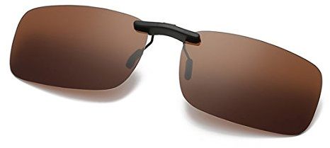 Flydo Polarisierte Sonnenbrille Clip für Brillenträger-Stil Sonnenbrille für Myopie Brille im Freien/Fahren/Angeln-Anti-UV