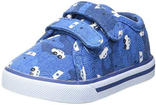 Chicco Sneakers con Double Velcro, Cómodo, ligero, flexible y transpirable, Bebé-Niñas, Azul, 18 EU