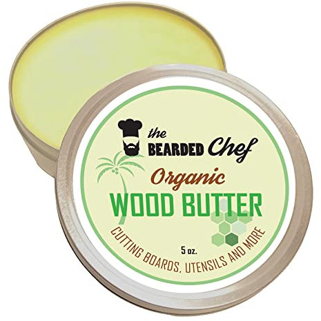 Organic Wood Butter - 5 oz. - Butcher Blocks, Cutting Boards, and Utensils - The Bearded Chef - Veteran Owned