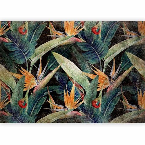 murando PREMIUM Papier peint Feuilles Feuillage 350x256 cm Décoration Murale XXL Poster Tableaux Muraux Tapisserie Photo Trompe l'oeil tropical Nature Botanique b-C-10042-a-a