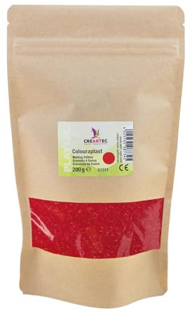 Schmelzgranulat/Colouraplast dunkelrot 200 g PREISHIT