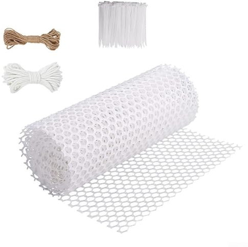 DIY For Garden Moss Poles, Create Climbing Structures for Plants, Plastic Mesh, Cotton Rope, Twine