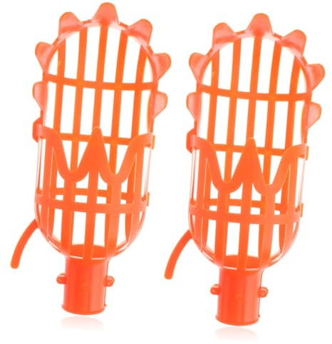 NULYLU Cueilleur De Fruits 2 Paniers De Cueillette Outil Agricole Pratique pour Récolter Arbousiers Poires Etc sans Monter sur Échelle