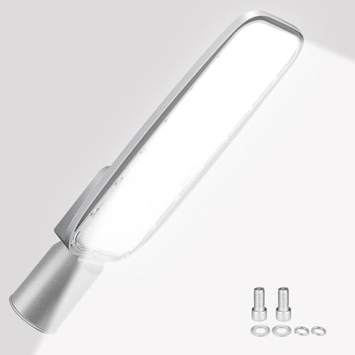 Willpower Faro Stradale LED Esterno 150W Lampione LED Bianco 6000K | Proiettore Luce 9498LM Per Giardino, Scuola, Parcheggio, Campo da Basket, Cortile, Piazza, Garage, Fari di Sicurezza