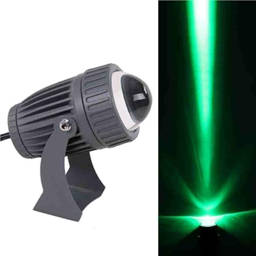 MQDLJSE Proiettori a LED - Faretti per Esterni, proiettore a Fascio Stretto da 10 W, faretto a LED Impermeabile IP65, faretto a LED Regolabile a Lunga Distanza, per Esterni di edifici, Mat