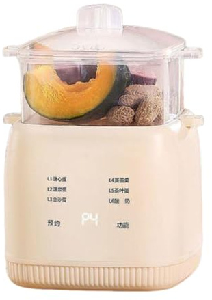 Cuociuova Elettrico, Cuoci Uova Design con capacità di 4 Uova, Cuociuova for Uso Domestico con Funzione di Spegnimento Automatico Impilabile, Cuociuova a Vapore for Colazione Duro Mezzo Cotto(White)