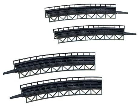 FALLER FA 282905 - 4 Auffahrten,Gebogen, Einheitsgröße