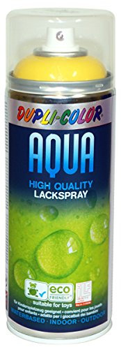 DUPLI-COLOR 246258 Aqua Sprühdosen, 350 ml, Glanz Verkehrsgelb 1023