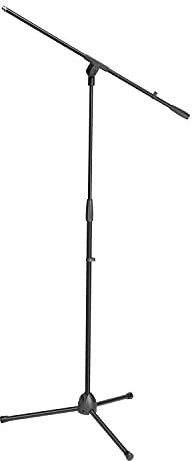 Adam Hall Stands S 5 BE - Pied Microphone noir avec perche