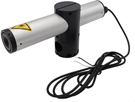 Gresser Positionierlaser Linienlaser Isoliertes Linien Lasermodul, rot, 90°, 658nm, 50mW, 24V AC, 40x210mm, Klasse 2M, inkl. Halterung, zum Ausrichten und Postionieren für d… - 70115635