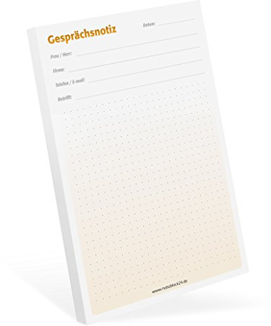 BIZSTIX Gesprächs-Haftnotizblock, 5 Blöcke je 50 Blatt als Haftnotizen, gepunktet, 95 x 145 mm