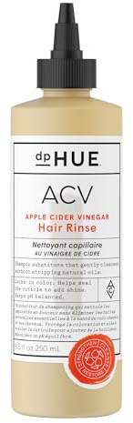 dpHUE Apple Cider Vinegar Hair Rinse, 250 mL - Shampoo Alternative - Locks In Colour, Adds Shine & Protects Natural Hair Oils