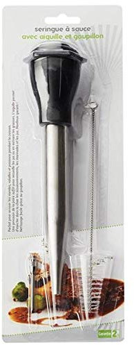 Sauce Syringe with Needle and Brush