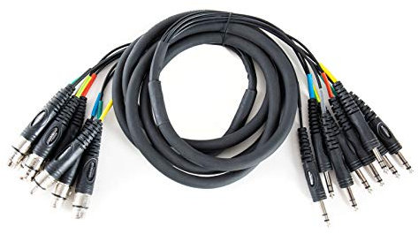 MUSIC STORE MC-08 8-fach Multicore 3 m XLR-female/Jack symmetric - Cavo multicore