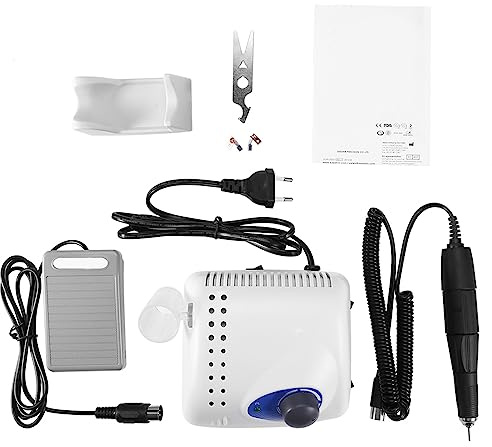 Trapano elettrico per unghie, Lima per unghie professionale Kit per pedicure manicure Manipolo per lucidatura Rettifica Curva Manicure e pedicure Set No Vibrazione