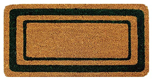 Platinum Collection OLIVO.shop Zerbino in cocco SUPER ASSORBENTE ANTISCIVOLO VERDE (70x140)