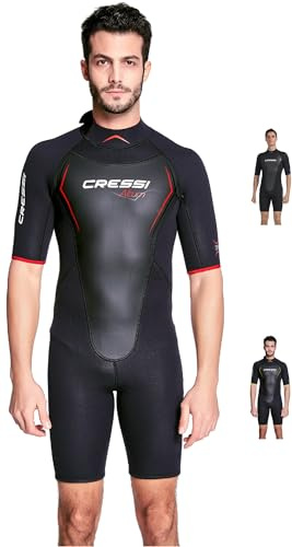 CRESSI ALTUM Man 3MM Shorty Wetsuit Black/Red S/2