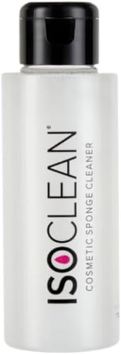 ISOCLEAN Cosmetic Sponge Cleaner, Dissolves & Removes Makeup on Sponges, Blenders and Powder Puffs, Vegan Sanitizing Wash - 110ml