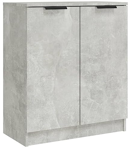 vidaXL Credenza Grigio Cemento 60x30x70 cm in Legno Tecnico