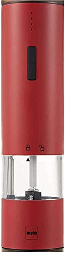 TONZN Macinapepe Elettrico Automatico Professionale in Acciaio Inossidabile Macina Sale e Pepe indotto da Salsa Macina Sale da Cucina -r_ Macina Sale Pepe Nero Macina Sale Macina Sale e Pepe