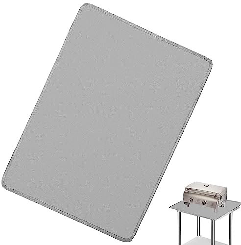 Fukamou Feuerfeste Unterlage | 60x80cm Quadrat Feuerschutzmatte | Glasfaser Feuerstelle Pad | BBQ Grillmatte Für Boden, Rasen, Camping, Deckschutz