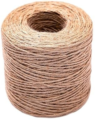 Natürliche Jute Seil String Band Handwerk Outdoor Decor Schnur Hause Dekoration Handwerk Zubehör Dekorieren Seil for Home DIY(Color:Jute 2mm 50Meters)