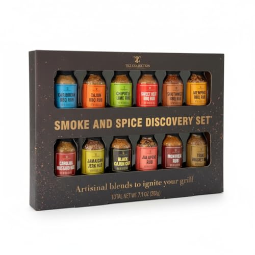Spices Gift Set - 12 Spice Set, Cooking Gifts For Men, Women, Herbs And Spices For cooking |BBQ, Rub, Chicken, Steak Seasoning |Housewarming, Xmas Food Gifts, Foodie, Birthday, Christmas Presents