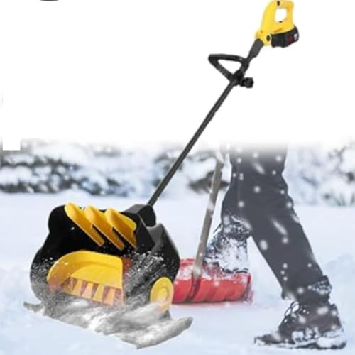 ZHJOPP Pelle à Neige électrique, Portable 650w, détachable à la Main, réglage télescopique, adaptée aux Routes urbaines et aux Routes d'usine