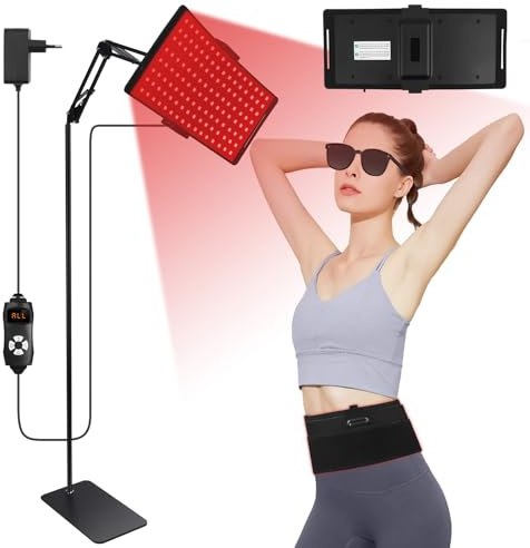 Delousiber Full Body Red Light Therapy Panel for Home Use, 660nm Red & 850nm Infrared Light Device, Professional Light Therapy Lamp for Skin, Muscle, and Joint Care
