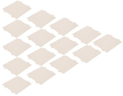 FIXOSHEE Lot De 20 Plaques En Mica Pour Micro-Ondes Accessoires De Réparation Et De Remplacement Pièces Détachées Pour Four À Micro-Ondes Couvercle Accessoires Et Fournitures Pour Four