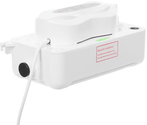 Automatische Kondensatpumpe,Unter 20KW,110-240V,6m 360L/h Kondenswasserpumpe mit 1800ml Tank und Wasserwaage,leiser 29dB,Automatische Mini-Tauchpumpe für Luftentfeuchter und Klimaanlage(Rohrfrei)