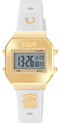 TOUS Reloj Digital XPRESURSLF Correa DE Silicona con Caja Y Hebilla Acero Inoxidable IPG