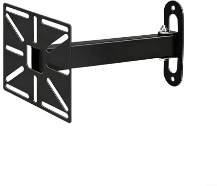 Soporte de cámara domo en forma de L montado en la pared con junta móvil para sistemas de vigilancia CCTV y configuración de monitoreo interior (20 brazos únicos)