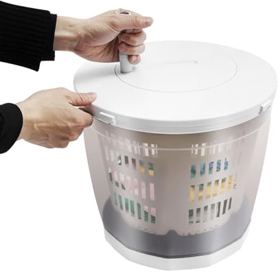 Mini Waschmaschine mit Schleuder Funtkion 2-in-1 Manuelle Wäscheschleuder Tragbare Reisewaschmaschine 35 * 32cm 2kg Waschkapazität