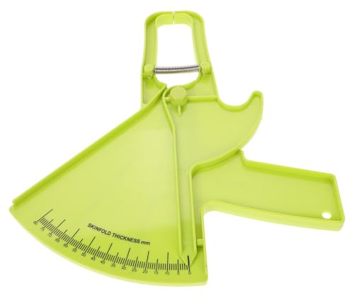 COSMOBETTY Body Fat Caliper Measuring Tool for Men and Women with Precision Measurement and Easy to Clean Features, Portable Plastic Skinfold Calipers for Fitness Tracking and Measuring Body