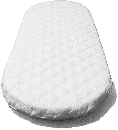 Baby Best Buys - Suzy Mikrofaser hypoallergen Korbmatratze 74 x 30 4cm (oval)
